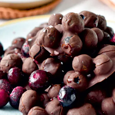 Chocolate Coated Mixed Berries